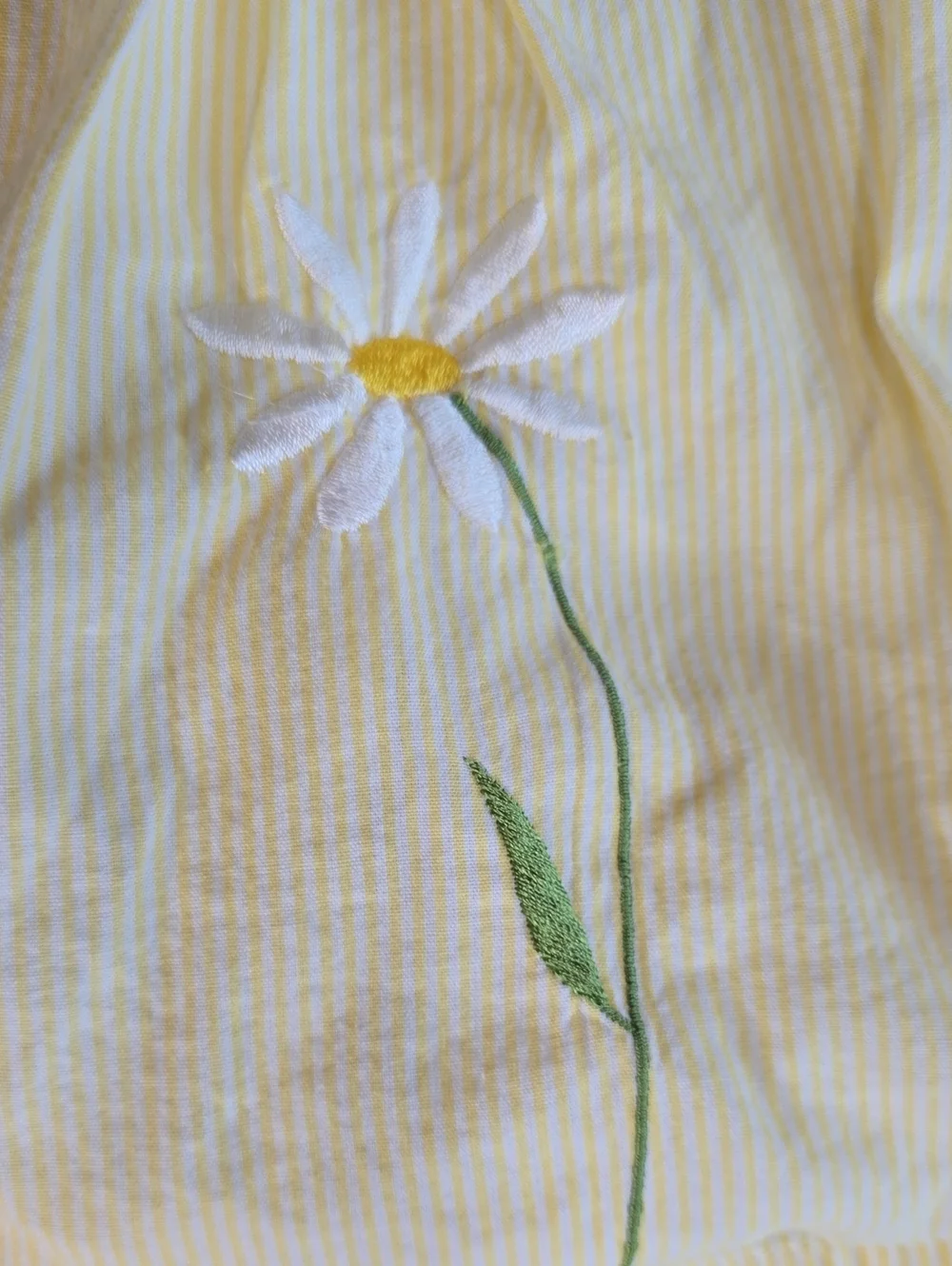 GAP Yellow Daisy Embroidered Sundress with Bloomers 12-18 Mos.
